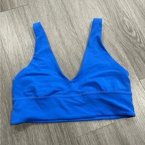 Lululemon ALIGN v-neck bra a/b pdbl 10 pipe dream blue size  10